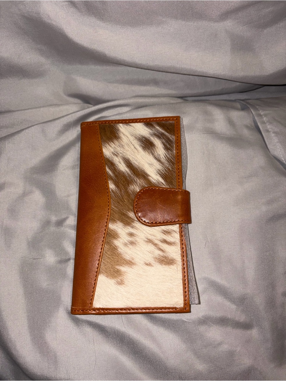Brown Cowhide Leather Wallet